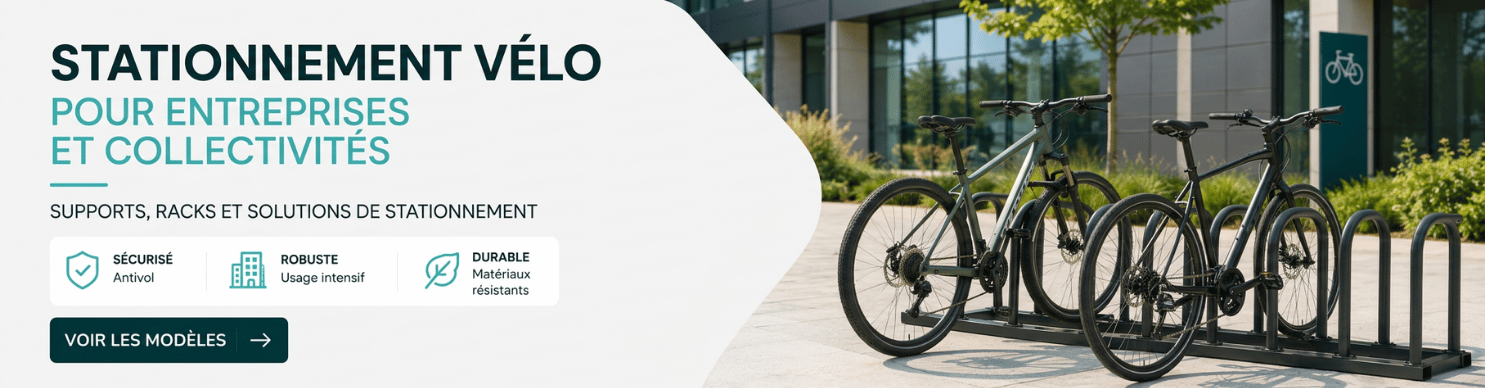 Stationnement vélo pour entreprises et collectivités
